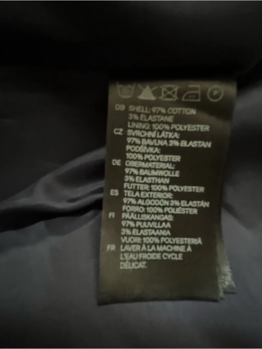 H&M Navy and White Strapless Fit-and-Flare Dress - Picture 14 of 14